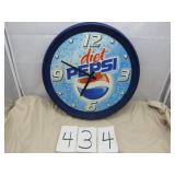 DIET PEPSI CLOCK