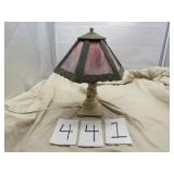 STAINED GLASS SMALL TABLE LAMP