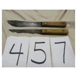 2) OLD HICKORY KNIVES