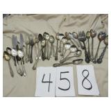LOTS OF MISC OLD FLATWARE
