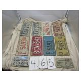 MISC ILLINOIS LICENSE PLATES