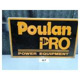 18"X 30" POULAN PRO METAL SIGN