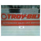 12" x 36" TROY BILT METAL SIGN
