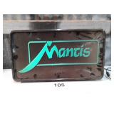 24 1/2" x 13 1/2" MANTIS LIGHTS SIGN HANG OR WALL