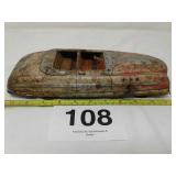 VTG METAL WINDUP CAR