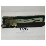AMERICAN CAMPER 16" BOWIE KNIFE W SHEATH