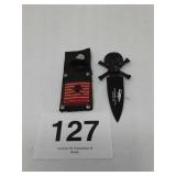 SKULL KNIFE W SHEATH