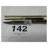 ORIGINAL BOWIE KNIFE AND POCKET KNIFE