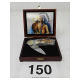 INDIAN COLLECTORS KNIFE IN CASE