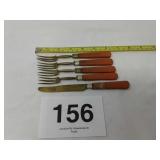 GUELON FRANCE FORKS AND KNIFE