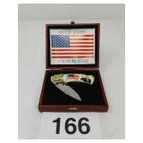PRESIDENT BUSH COLLECTOR KNIFE W CASE