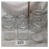 CANISTERS SET OF 6
