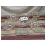 MISC PRESSED GLASSWARE