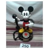 MICKEY MOUSE PHONE...HEAD IS BROKEN...UNTESTED