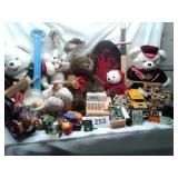 LOT OF TOYS, CHRISTMAS BEARS, HANDMADE ITEMS,