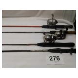 RODS AND REELS - COUPLE OF RODS NEED REPLACED,