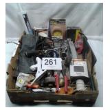LARGE FLAT OF MISC TOOLS, ETC