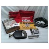 MARLBORO HAMMOCK BAG, DOG BRUSH AND LEASH, REPAIR