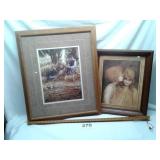 VERY CUTE LARGE FRAMED PICTURES