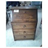 SMALL SECRETARY 27 x 39 x 16"...DRAWERS NEED