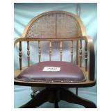 WOODEN OFFICE, DESK CHAIR