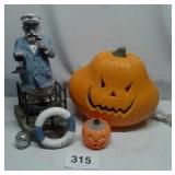 OUTDOOR ITEMS...CAPTAIN NEEDS HIS GLOBE GLUED