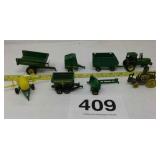 ERTL JOHN DEERE TRACTOR AND ATTACHMENTS