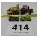 ERTL TRACTORS & TOOTSIE TOY METAL CARS