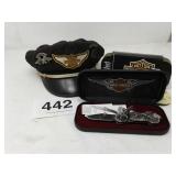 HARLEY DAVIDSON HAT SZ LG & HARLEY DAVIDSON