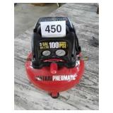 CENTRAL PNEUMATIC AIR COMPRESSOR 3 GAL - USED 1