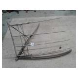 PRIMITIVE HAND SCYTHE CRADLE