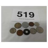 FOREIGN COINS INCLUDING CANADIAN
