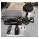 SYMPHONIC VCR, SANYO VCR, DESK LAMPS