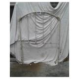 TWIN SIZE WROUGHT IRON HEADBOARD