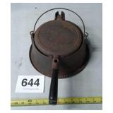 STOVETOP CAST IRON WAFFLE MAKER