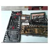 MISC SET OF TOOLS - SOCKETS, WRENCHES, ETC