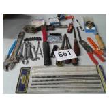 TOOLS - HAMMER, WRENCHES, SCREWDRIVERS, ETC