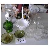 INDIANA MOON STAR, COIN GLASS, MISC ITEMS