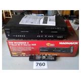 MAGNAVOX DVD RECORDER VCR