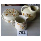 6 pcs HALL JEWEL T DISHES