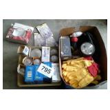 LIGHT BULBS AND WORK GLOVES