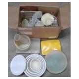 TUPPERWARE and PLASTIC BOWLS