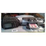 HP PRINTER and PORTABLE TV
