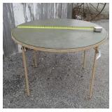 ROUND CARD TABLE