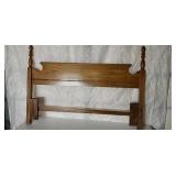 Oak headboard for bed