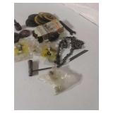 Sanding discs, saw chains, and miscellaneous