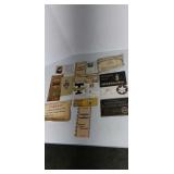 Old advertisement items