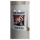 J.M. Schultz Seed steel painted sign