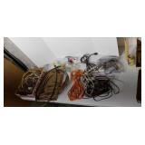 Copper extension cords power cords