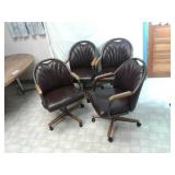 4 KITCHEN TABLE CHAIRS